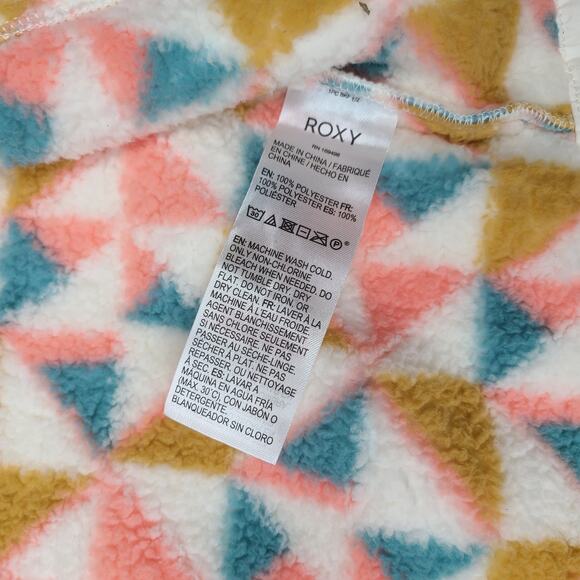 NWT Roxy Originals Women's Great Divide Print Vest Sweater XL - Picture 9 of 10